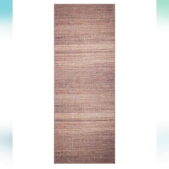 454GLN Rugs Stain Resistant Machine Washable Area Rug - Vintage Boho Distressed - Picture 2 of 15